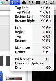 Shiftit app for mac screenshot