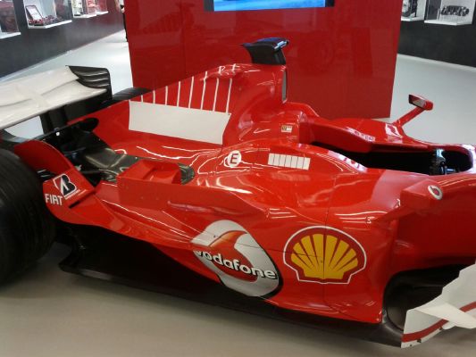Ferrari F1 car front view