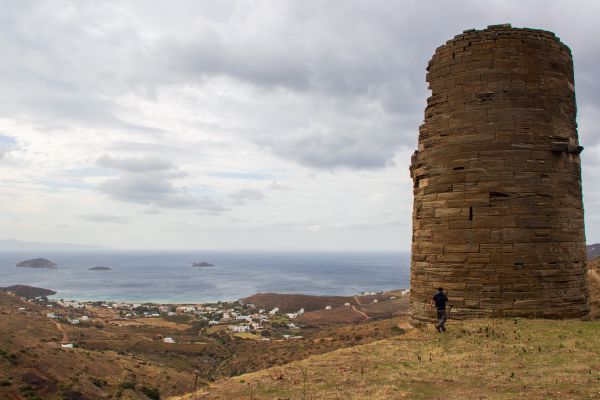 Ano Agios Petros (+me for scale)