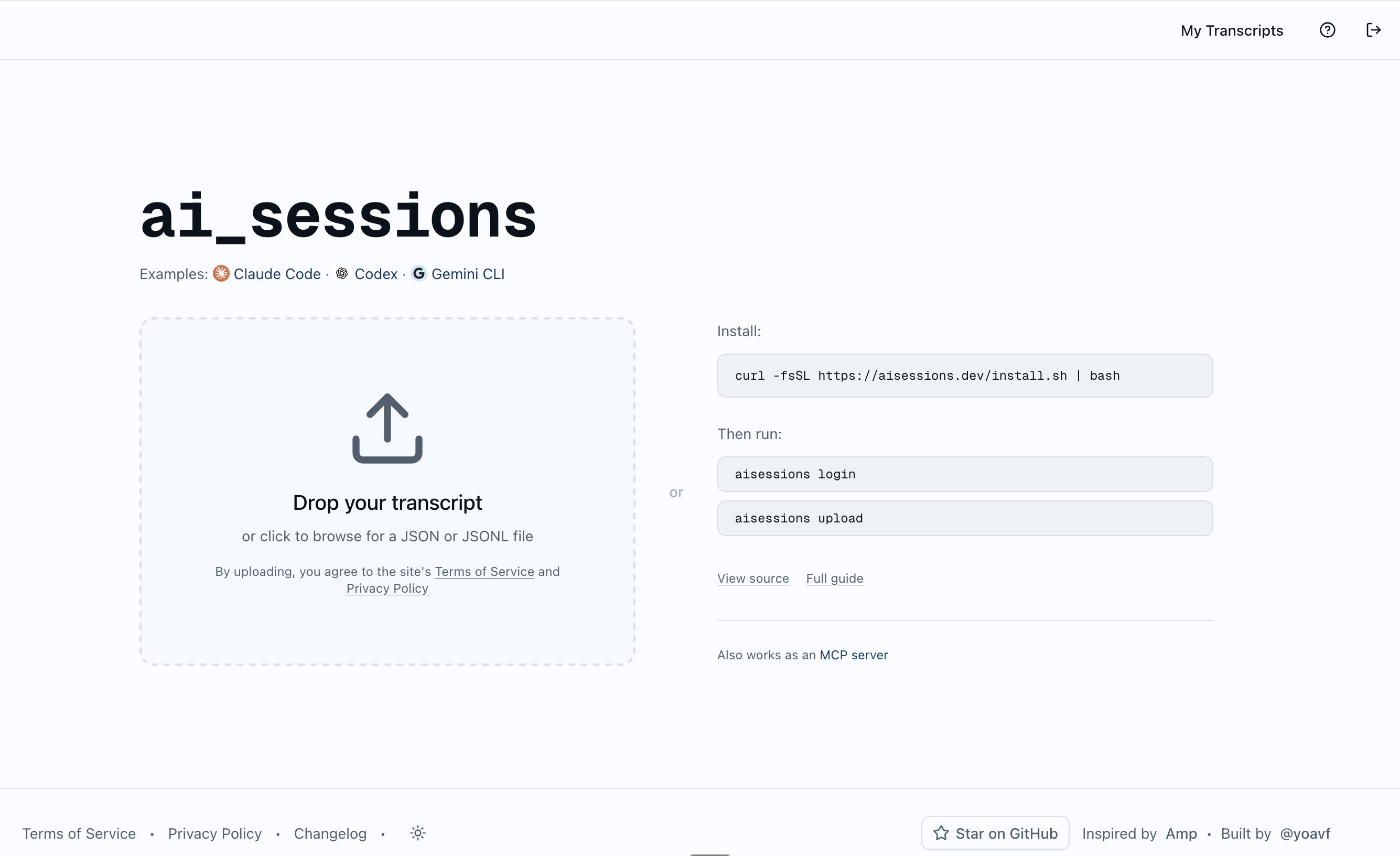 AI Sessions - https://aisessions.dev